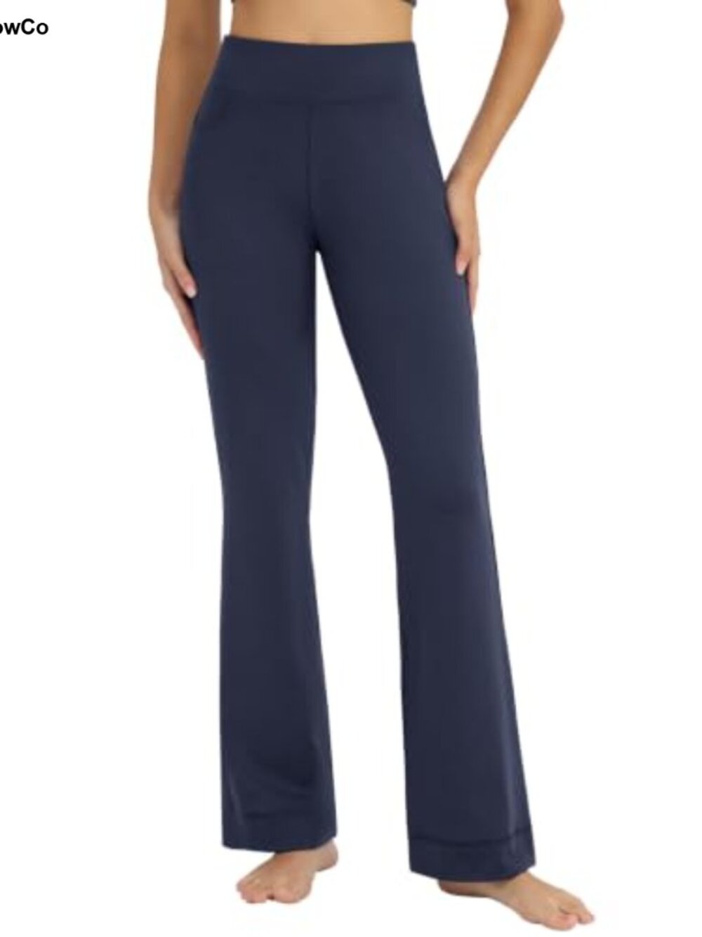 Flare Leggings High Waisted Yoga Pants with Pockets Wide Leg